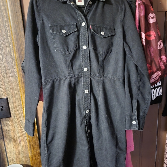 Black Levi's Jean Dress Size Small NWT - Picture 3 of 3